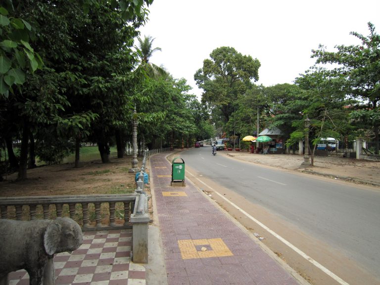 The 'river road' - there used to be a couple of bars and restaurants just out of shot where we'd spend many an evening.