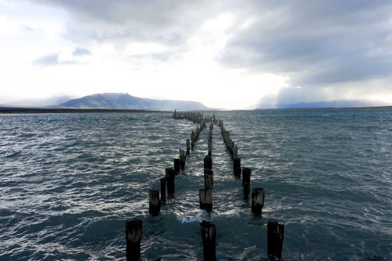 Dramatic skies from the coast of Puerto Natales