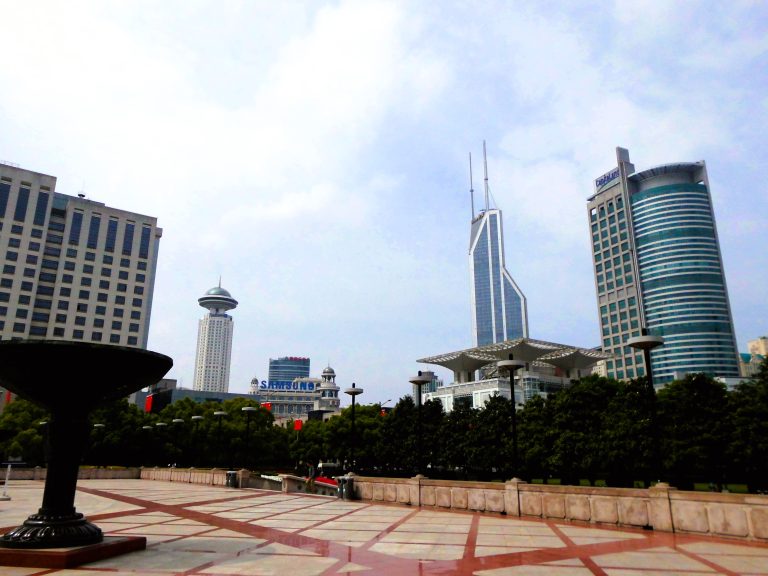 Baffling architecture at People's Square, Shanghai
