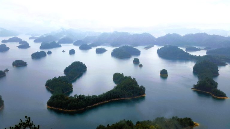 Qiandao Hu (the man-made 'Thousand Island Lake'), Zhejiang