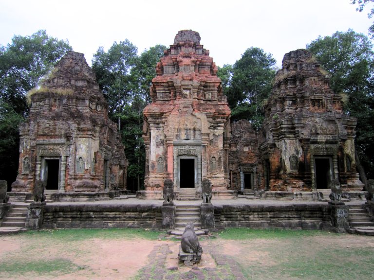 Preah Ko, where I was disturbingly propositioned by a child behind the trees. Cambodia in a nutshell during that time: spectacular, albeit decaying ruins from bygone glories nestling alongside the many, many deep-rooted traumas of the present day.
