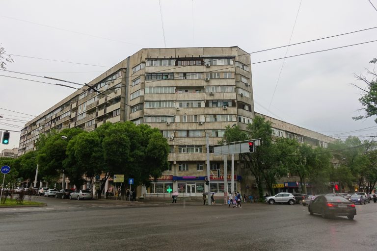 Typical street scene (ignore the gloomy facades and weather it was actually lots of fun being here)