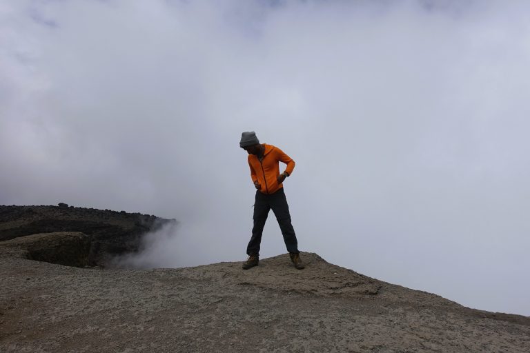 I don't *think* I was as perilously close to death as it looks here, but can't be sure.