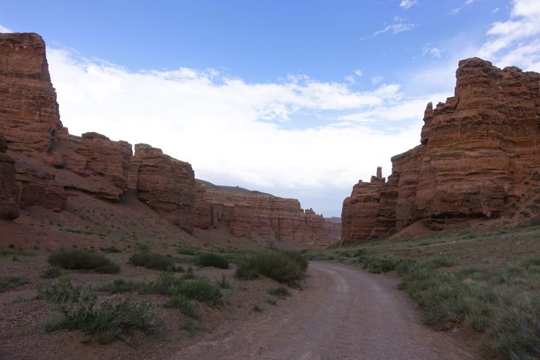 Alright, first destination: Charyn Canyon.