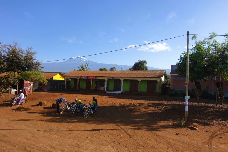 After a day of recovery, it was off to Dar Es Salaam. This was my last glimpse of Kili on the road out.