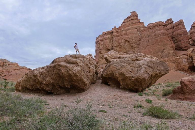 I mean, you can't expect me to walk past a giant rock and NOT mount it.