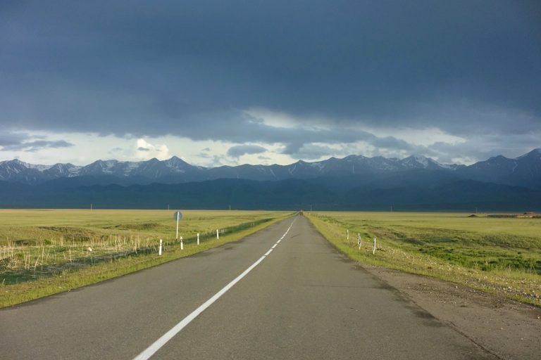 By this point, I'd fallen head over feels for Kazakhstan. Being constantly flanked by the Tian Shan mountains helped.