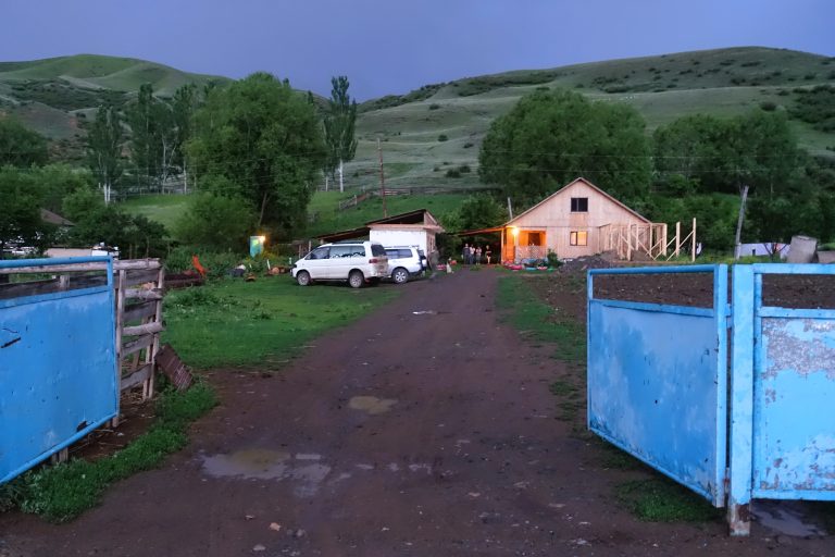 Saty village. Home for the night. A village that felt incredibly remote, but this homestay had a couple of Singaporean ladies and a gang of vodka-swigging Russians (inc. a city mayor!) for fun. Who'da thunk.