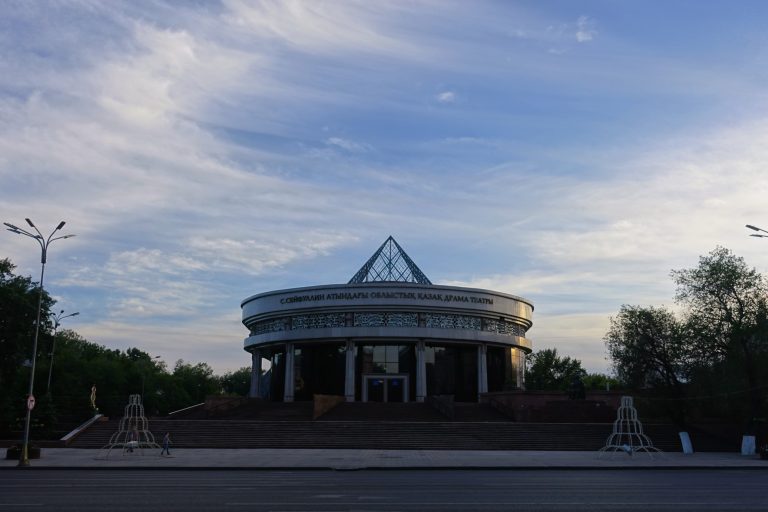 Probably the most interesting structure I saw in Karaganda itself. A theatre?