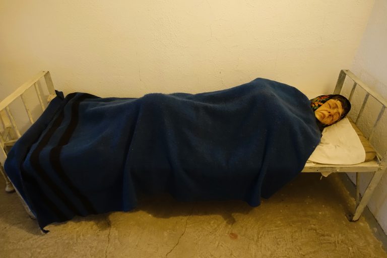 The museum loves to drive home that suffering with these rather unsettling wax dummies that are like, everywhere.