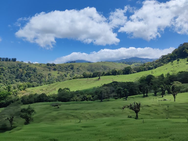 The Costa Rican countryside in this region is incredibly picturesque.