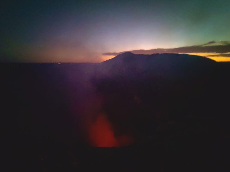...to an ACTIVE CRATER! 