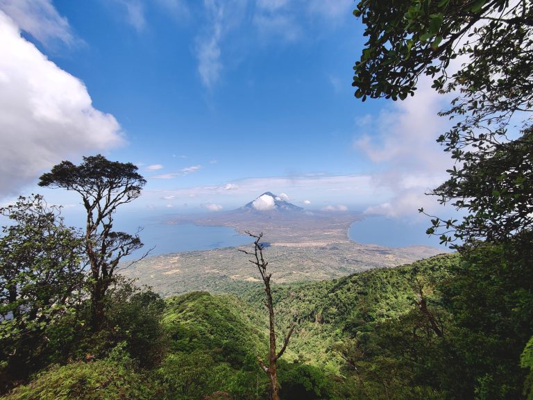 Back to the hike. We chose Maderas over Concepcíon for two reasons: it was considerably nearer, and we assumed it'd offer us views *of* Concepcíon which is objectively the more attractive volcano. Here it is.