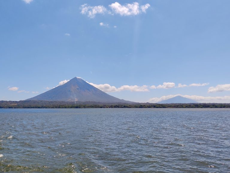 One last look at the twin peaks of majestic Ometepe from the equally-majestic waters of Lake Nicaragua.