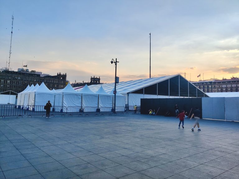 Sadly for me, the week before Easter was a *bad* time to be visiting CDMX. Plaza de la Constitución - the city's iconic central square - was almost entirely closed off to prepare it for Easter festivities.