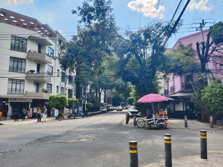 Had to do an urgent laundry run after returning from Teotihuacán, which took me into the trendy Roma Norte district.
