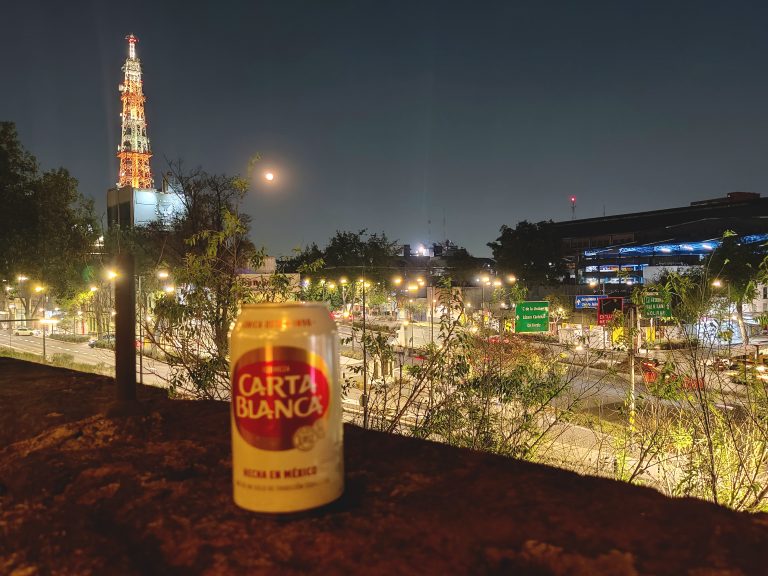 After another delicious Mexican vegan meal it was back to my hostel's rooftop bar (view captured here), where we gatecrashed the end of a Mezcal tasting event and eventually launched ourselves into the night!