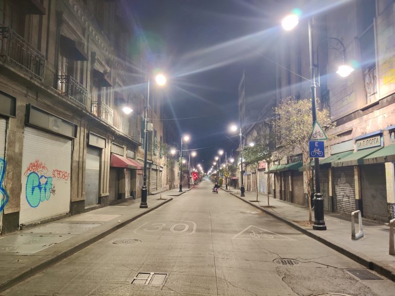 Still stumbling around CDMX (Centro) six hours later, on the hunt for late night eats (was eventually successful).