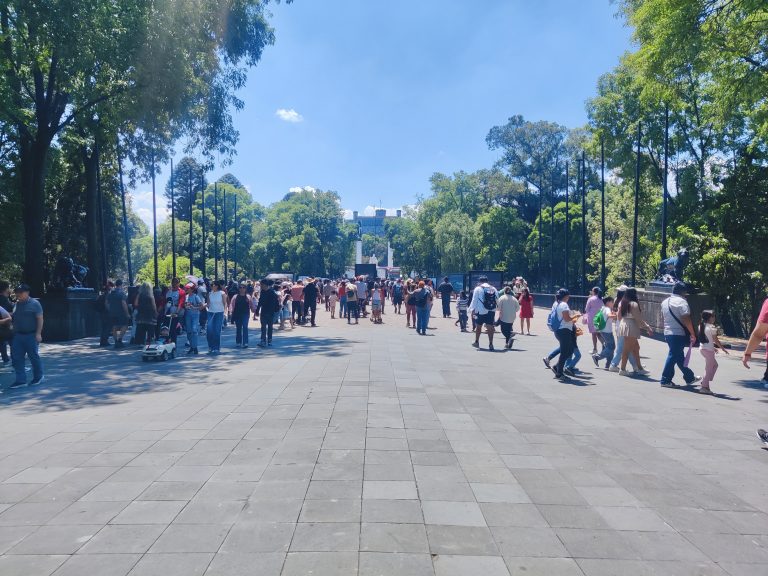 After yet another delicious Mexican veg meal, I took myself to Chapultepec Park for hangover recovery.