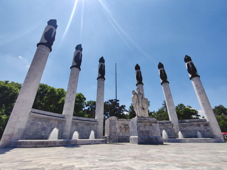 Chapultepec is (I think?) the oldest and most beloved park in the city, and also one of the largest. No idea what this is, but on a crazy hectic Good Friday there was a concert stage being set up directly in front of it with hundreds of visitors watching in anticipation...