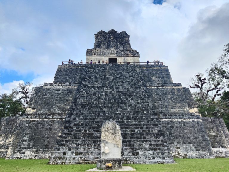 And closer again! Unlike Temple I, it's possible to actually climb this one as you can see.