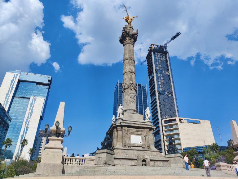 El Ángel - Mexico's independence monument, dating from 1910. Whizzed by this in an Uber on my way to the next destination before it closed...