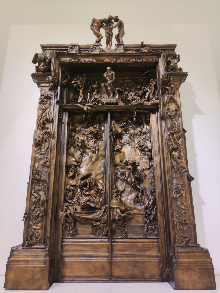 Museum highlights included Rodin's 'The Gates of Hell'