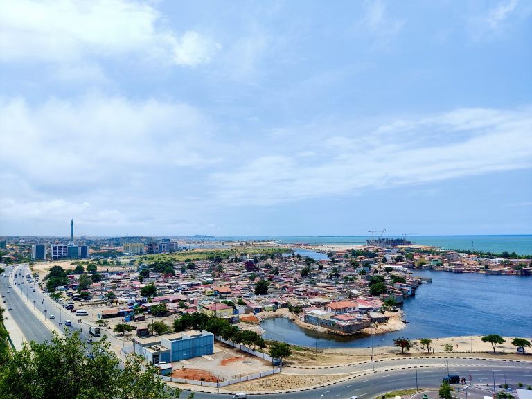 A slum district visible from the fortress, IIRC.