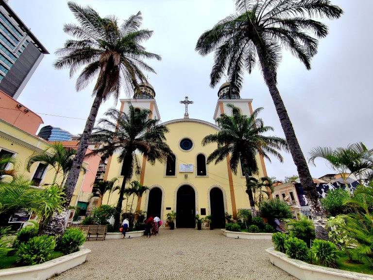 wiki: "The Church of Our Lady of Remedies is a Roman Catholic cathedral in Luanda, Angola. It was built in 1628 and is the seat of the Roman Catholic Archbishop of Luanda."