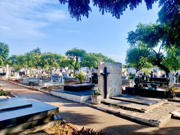 After safely reaching my friend's house following my day's adventures, I rested up for an hour or so before curiosity got the better of me. I went out into the city again, but this time in the opposite direction. Came across Alto das Cruzes cemetery, which was closing just as I arrived (5pm).