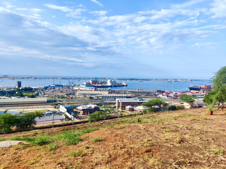 Moreover, it offered a fairly cool view of the city's port from afar.