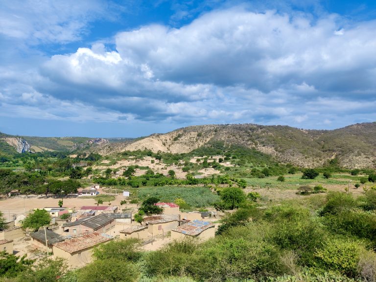 The fortress is on a hilltop that offers some cool views.
