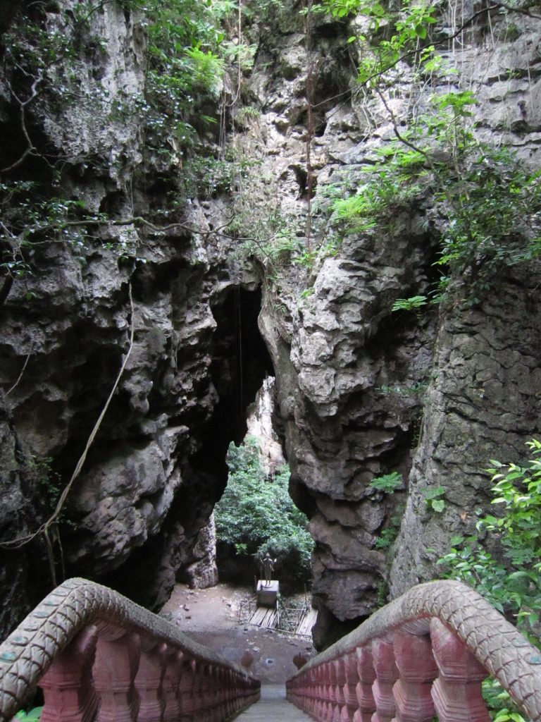 Fairly sure this led down to a cave of some sort.