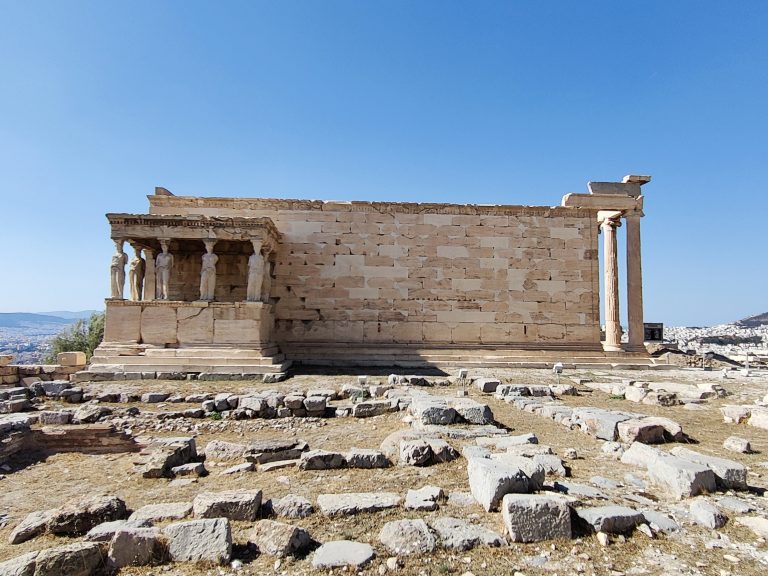 Another look at the Erechtheion, which looks THIS good after over 2,400 years!! Insane.