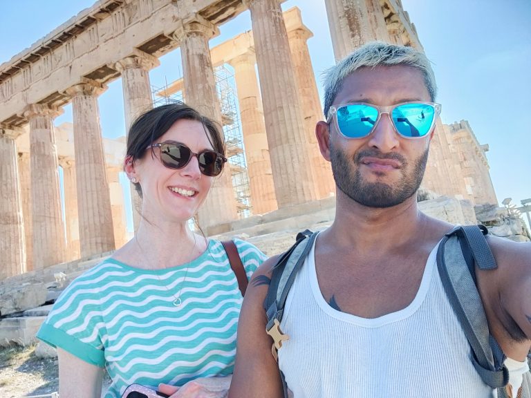 Shanghai duo at the Parthenon! What a journey.