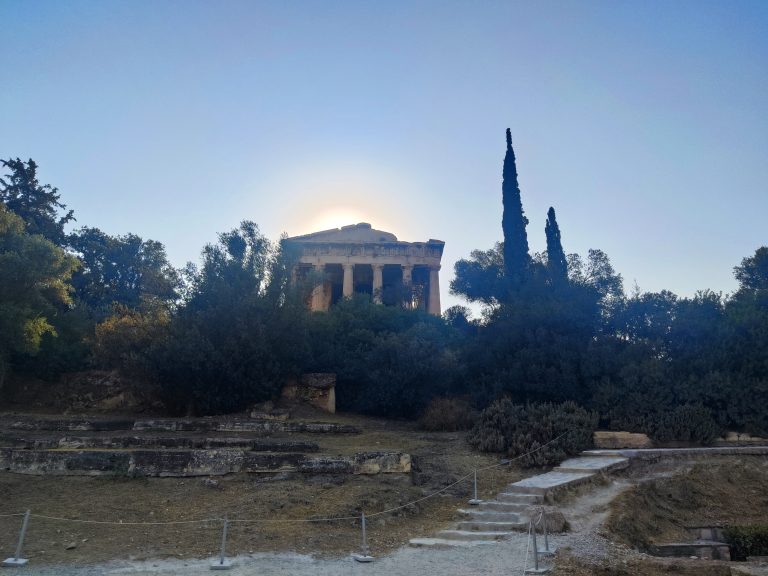 The Temple of Hephaestus...