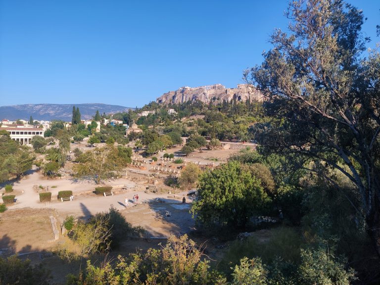 More Agora views, with the Acropolis in the background.