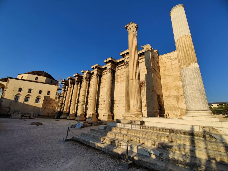 Hadrian's Library, built by you-know-who in 132 CE. Sidenote: astonishing how you can walk around downtown Athens and just roll into one legendary historical site after another...