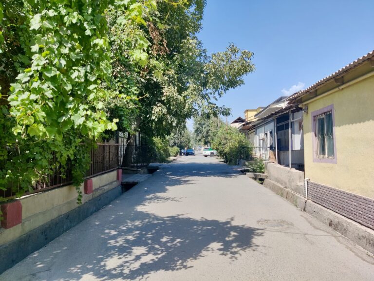 Dushanbe is a strange city. Over a million people live here, yet you can be a few minutes from the downtown core and find yourself in  what feel like empty country roads.