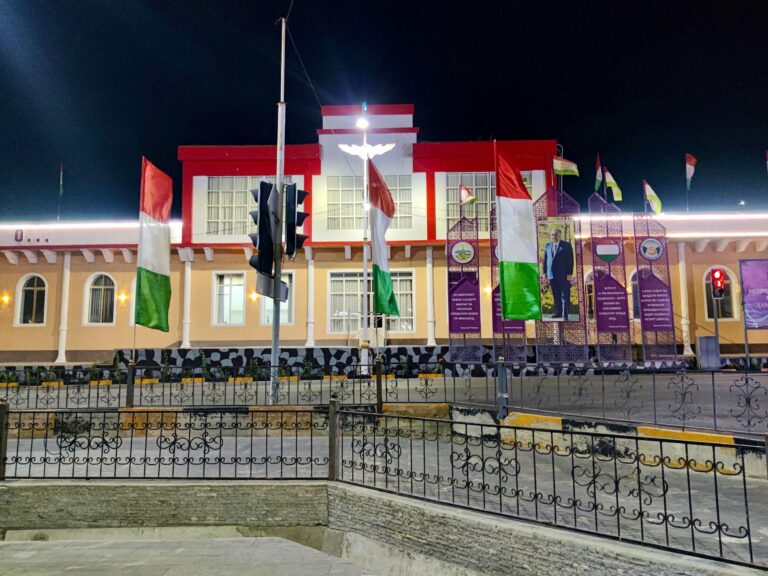 The town stadium. Probably the most interesting bit of architecture around here.