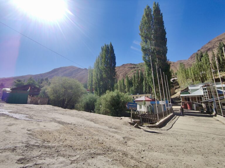Our first stop on day three was at Garm Chashma Hot Springs, some 40km from Khorog. I think we'd all packed swim shorts/trunks as hot springs are an established part of the Pamir Highway itinerary. But the instructions about what to do when here were very unclear and so...