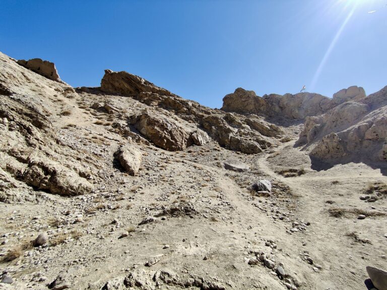 For most of the surprisingly-large site, you wouldn't even realise that you were wandering across the ruins of an ancient fortress tho. Signs of its past are only faintly visible.