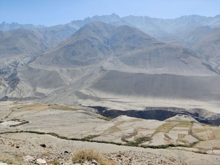 While otherworldly landscapes surrounded us in the present.