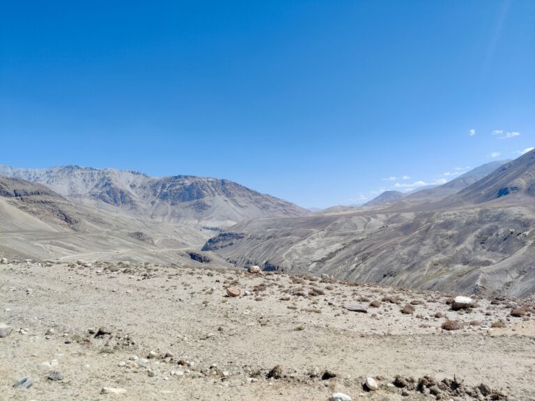 Khargush Pass was the highest point of the day, and from where we started descending into what felt like an alien planet for a while.